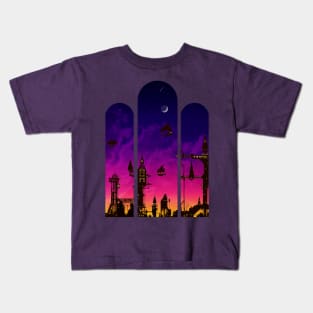 Sweet sunset (dark) Kids T-Shirt